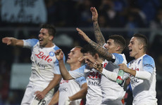 Napoli win club-record eighth straight game to take sole control of top spot