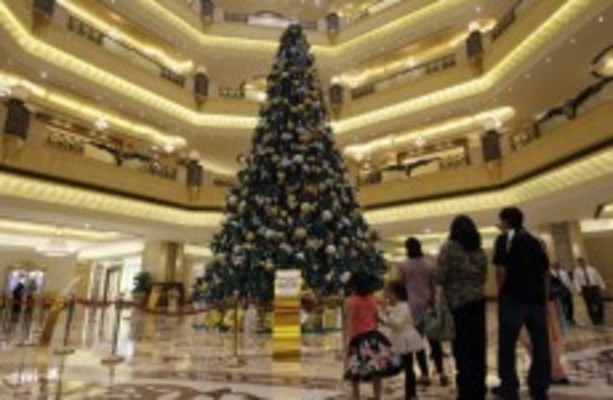 In photos: Abu Dhabi boasts world's most expensive Christmas tree