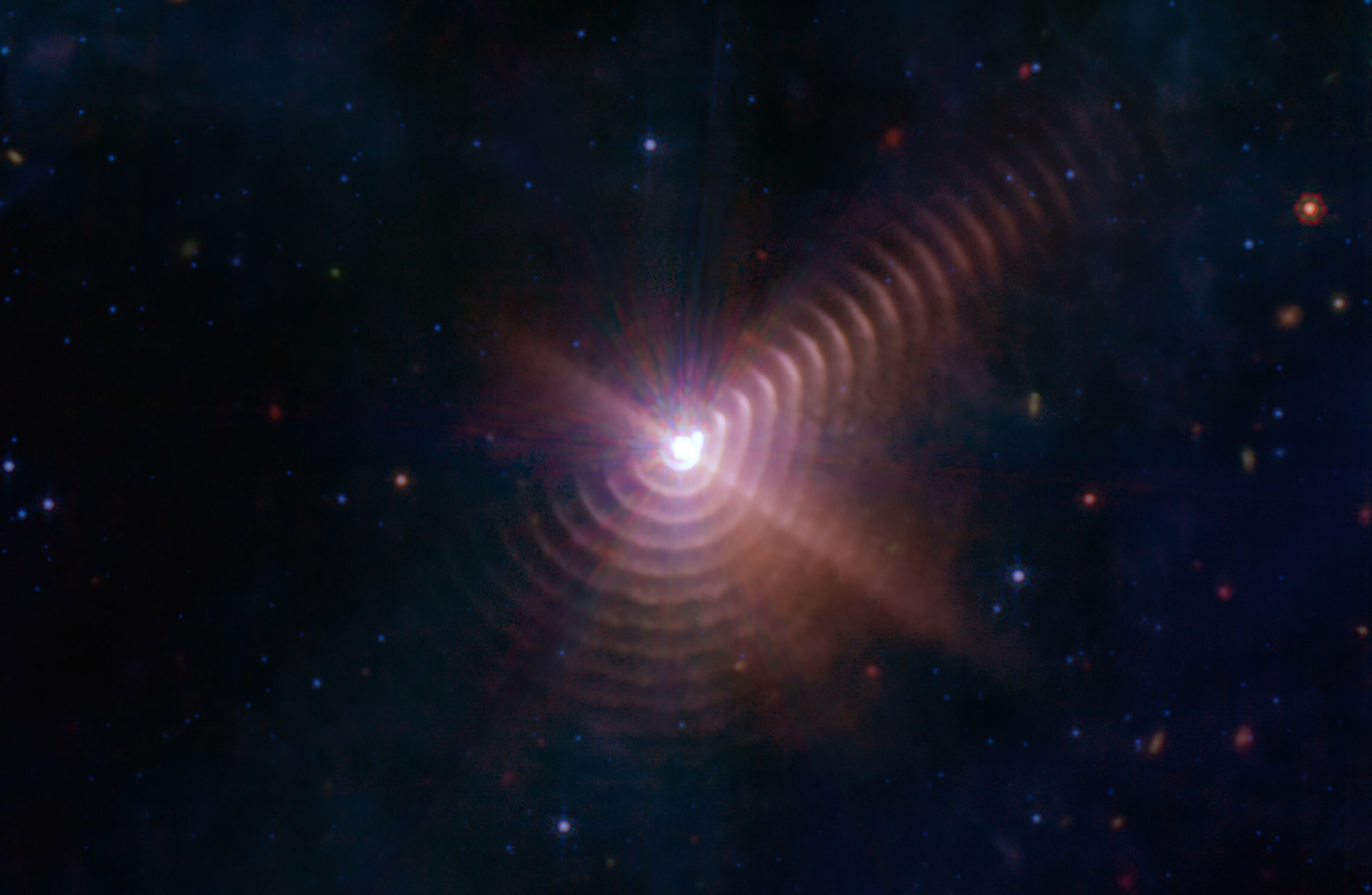 James Webb Space Telescope reveals 'fingerprint' created by two stars - Vimarsana News