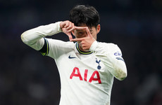 Son shines with double as Spurs sink Frankfurt
