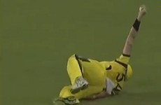 VIDEO: The best cricket catch you'll see this year
