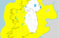 Yellow wind and rain warning to come into effect this afternoon and evening