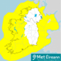 Yellow wind and rain warning to come into effect this afternoon and evening