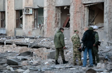 Rockets strike mayor’s office in separatist Donetsk
