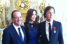 Paul McCartney receives France's highest honour
