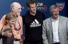 VIDEO: Sean Connery and Alex Ferguson crash Andy Murray's US Open press conference