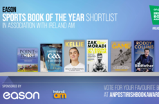 Six-strong shortlist announced for Irish Sports Book of the Year