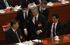 Former Chinese president Hu removed from Congress