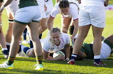 England storm in to Rugby World Cup quarter-finals after 75-0 win over South Africa