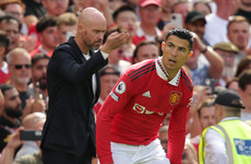 Ronaldo returns to training with Man United first team after temporary banishment