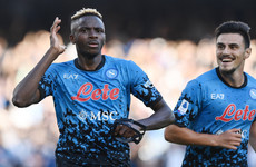 In-form Nigerian striker helps Napoli go six clear in Serie A while Bayern reclaim top spot