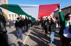 Fascist sympathisers mark centenary of Mussolini’s rise to power in Italy
