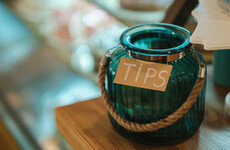 New law requiring tips to be paid to workers to take effect on 1 December