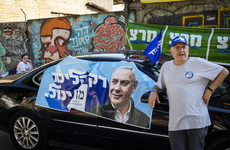 Initial projection shows Benjamin Netanyahu's party finishes first in Israel vote