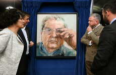 Portrait of Nobel Peace Prize winner John Hume unveiled at Westminster