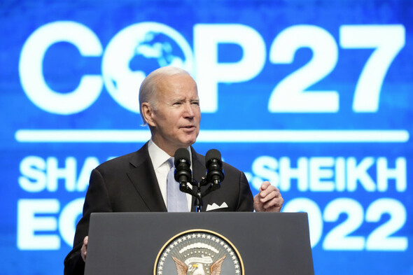 Joe Biden tells COP27 that the 'very life of the planet' is at stake in climate crisis - Vimarsana News