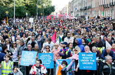 'People are in real crisis': Cost-of-living protests take place across the country