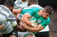 Timoney double helps Farrell's Ireland to scrappy win over 14-man Fiji