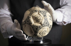 Diego Maradona’s ‘Hand of God’ ball sold at auction for €2.3 million