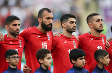 Iran team do not sing national anthem before first World Cup game