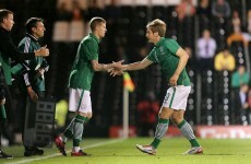 'McClean won't start against Germany', says Trap