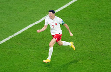 Lewandowski scores first World Cup goal of his career as Poland overcome Saudi Arabia