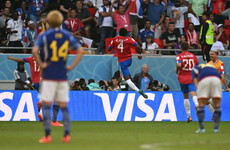 Costa Rica stun Japan to hand Germany World Cup lifeline