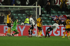 David McGoldrick hits late winner in FA Cup for Derby County