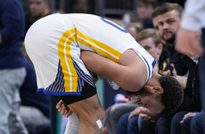 Curry's return date unknown as Warriors confirm he suffered partial shoulder dislocation