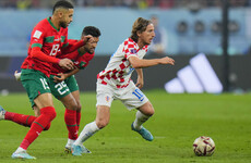 Croatia win third-place playoff on Luka Modric's World Cup swansong