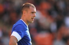 Darron Gibson ruled out for up to three weeks