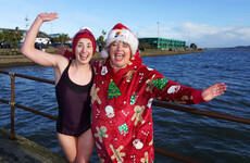 Photos: People brave the cold in Dublin to take part in charity Christmas swim