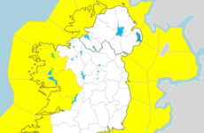 Status yellow wind warning issued for five counties