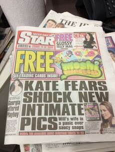 Irish Daily Star criticised by palace and UK owners for publishing topless Kate pics