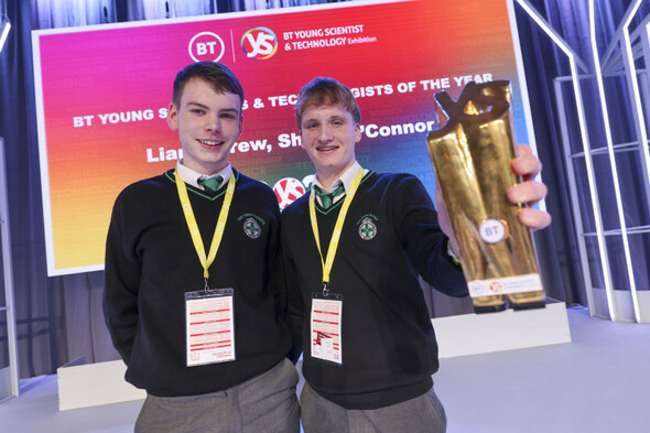 Two Tipperary students win top prize at BT Young Scientists 2023 - Vimarsana News