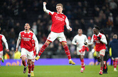 Arsenal extend Premier League lead to eight points with win at Tottenham