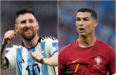 Ronaldo punched but scores twice in Saudi reunion with Messi