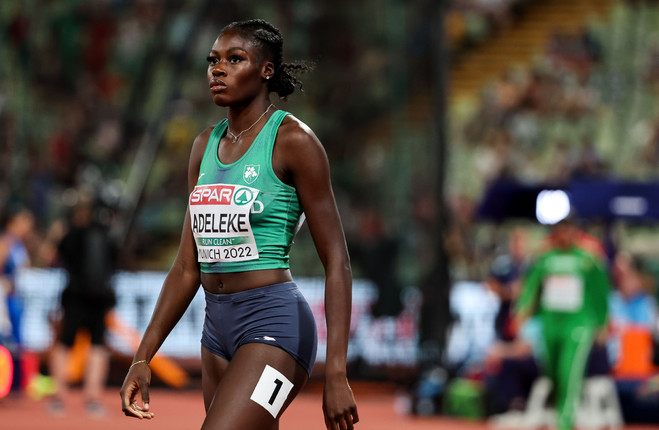 Rhasidat Adeleke sets new Irish national indoor record with blistering run