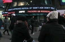 US Senate approves repeal of “Don’t Ask, Don’t Tell” policy