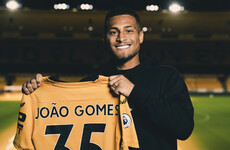 Wolves sign Brazilian midfielder Joao Gomes from Flamengo