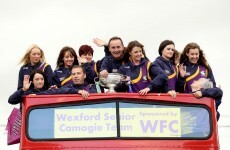 PHOTOS: Wexford's three-in-a-row camogie heroes return home