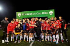 Derry lay down early marker with President's Cup win over Shamrock Rovers