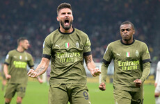 Giroud on target to end AC Milan's shocking run of form