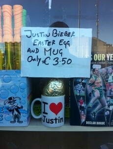 Sad Justin Bieber Easter Egg (yes, EASTER EGG) Pic Of The Day