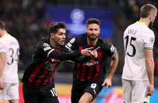 Tottenham suffer first-leg setback in lacklustre loss to AC Milan