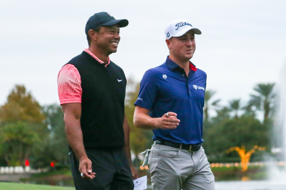 Tiger Woods gives tampon to playing partner Justin Thomas after outdriving him - Vimarsana News
