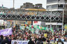 'We are not to blame, but the Government is': Speakers address crowd of thousands in Dublin