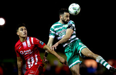 Sligo strike late to deny 10-man Shamrock Rovers