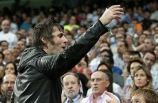 VIDEO: Don't look back in anger... but Liam Gallagher was kicked out of the Bernabeu last night