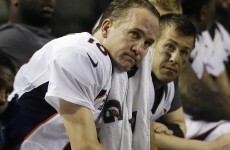 The most ominous sign yet that Peyton Manning is a shell of his former self...